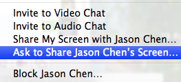 iChat Screenshot 2